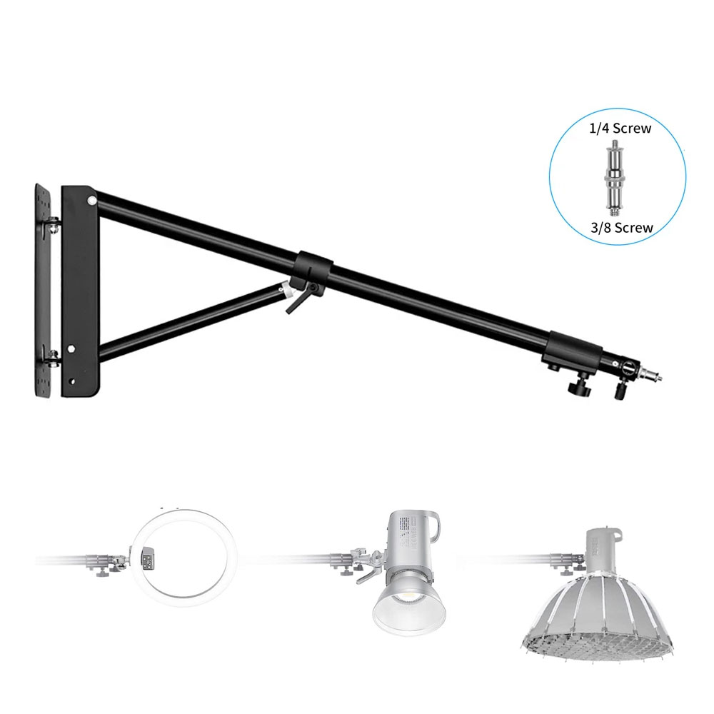 Photography Lighting Wall - 100/135/ 170cm Wall Mounting Triangle Boom