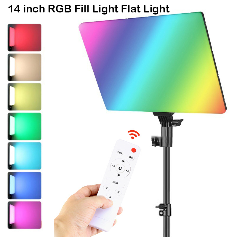 Photography Lighting Uk - RGB 14'' LED Video Light Remote