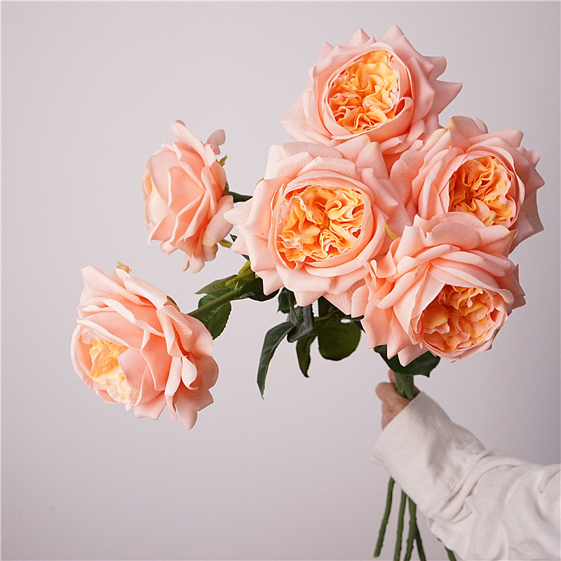 Photography Lighting Simulation - 3pcs Moisturizing Rose Simulation Juliet Rose