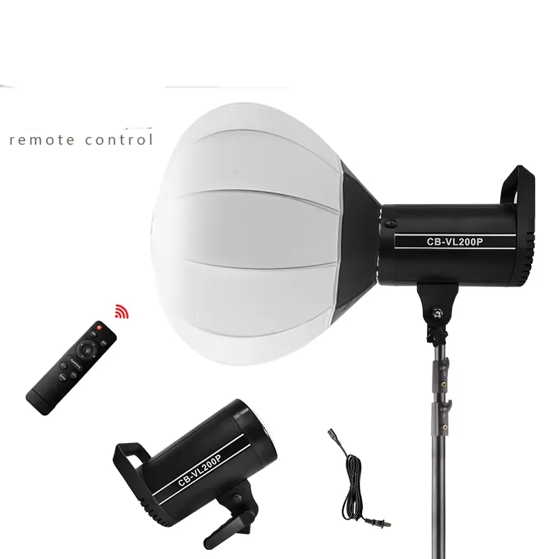Learn Photography Lighting - Brightness 200W portable indoor and outdoor