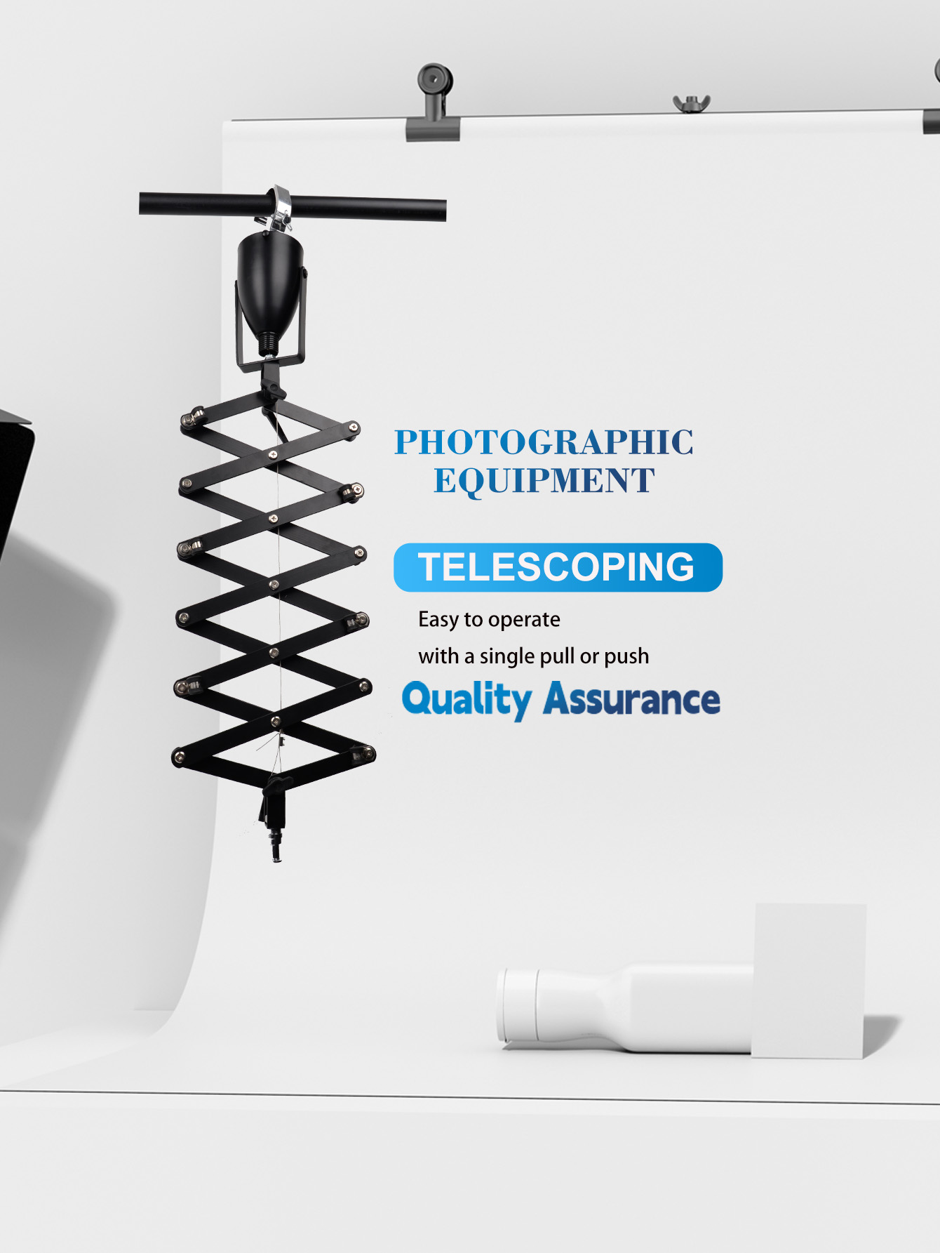 Photography Studio Lighting Set Up - Adjustable Photography Light Stand Hook &