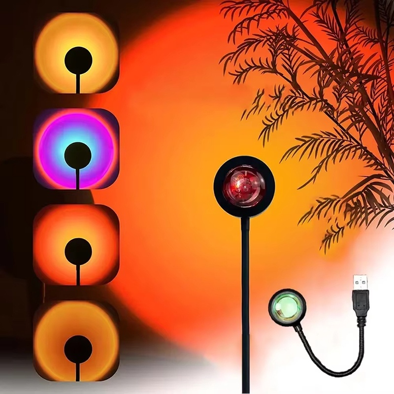 Photography Lighting Wall - USB Charging LED Sunset Light Colorful