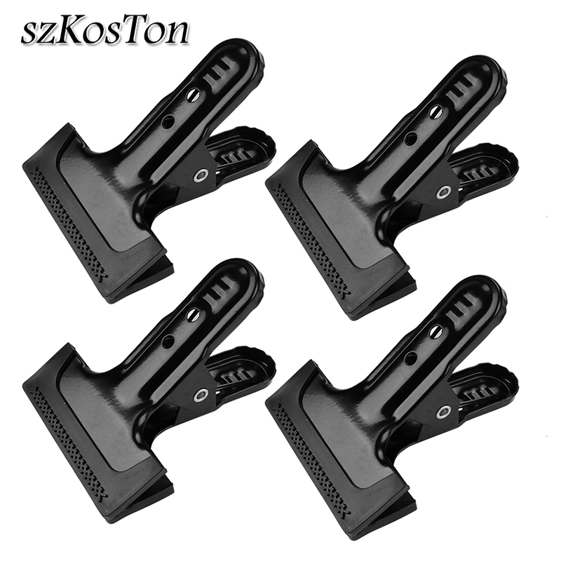 Photography Lighting And Backdrop Kits - 1-12 pcs Metal Clip Background Support
