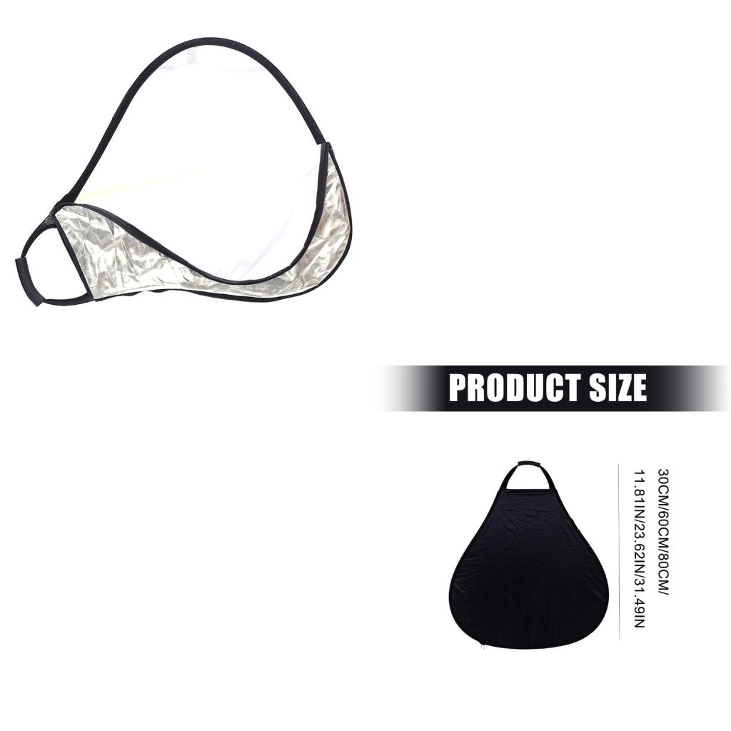 Photography Lighting Triangle - 30cm/60cm/80cm Photography Light Reflector Triangle Photography