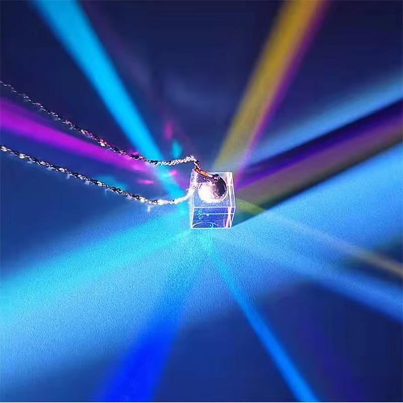Photography Lighting Circle - Optical Glass Light Cube Prism Ball
