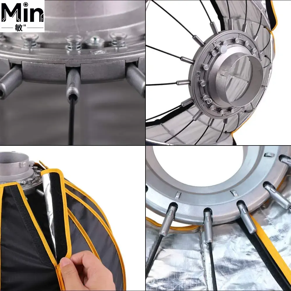 Photography Studio Lighting Set Up - 35inch 90cm Quick Set-up Folding Deep