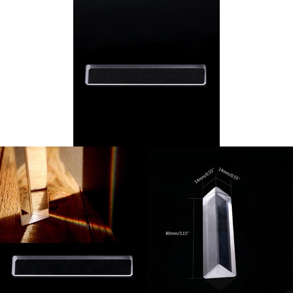 Learn Photography Lighting - 37ME Optical Glass Crystal Triangular Prism