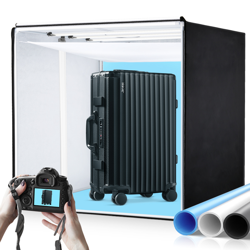 Photography Led Lighting Kit - Photo Studio Photo Box Kit,120x100x120cm Large
