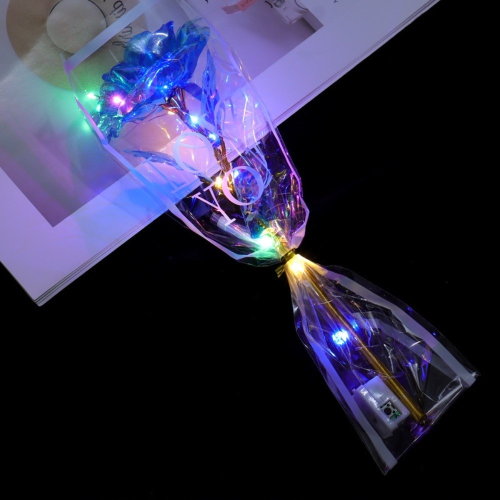 Glowing Gold Foil Rose Flower  - огляд і ціна Photography Lighting Simulation