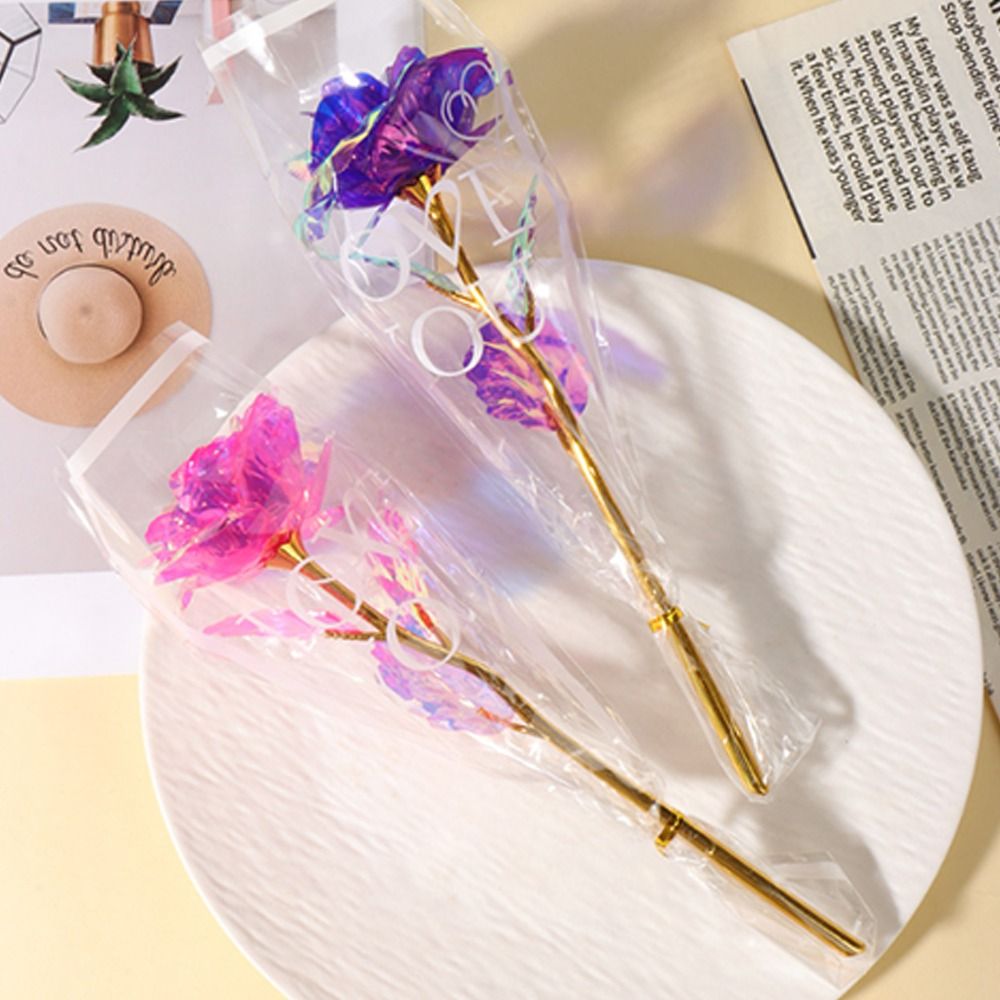 Glowing Gold Foil Rose Flower  - огляд і ціна Photography Lighting Simulation