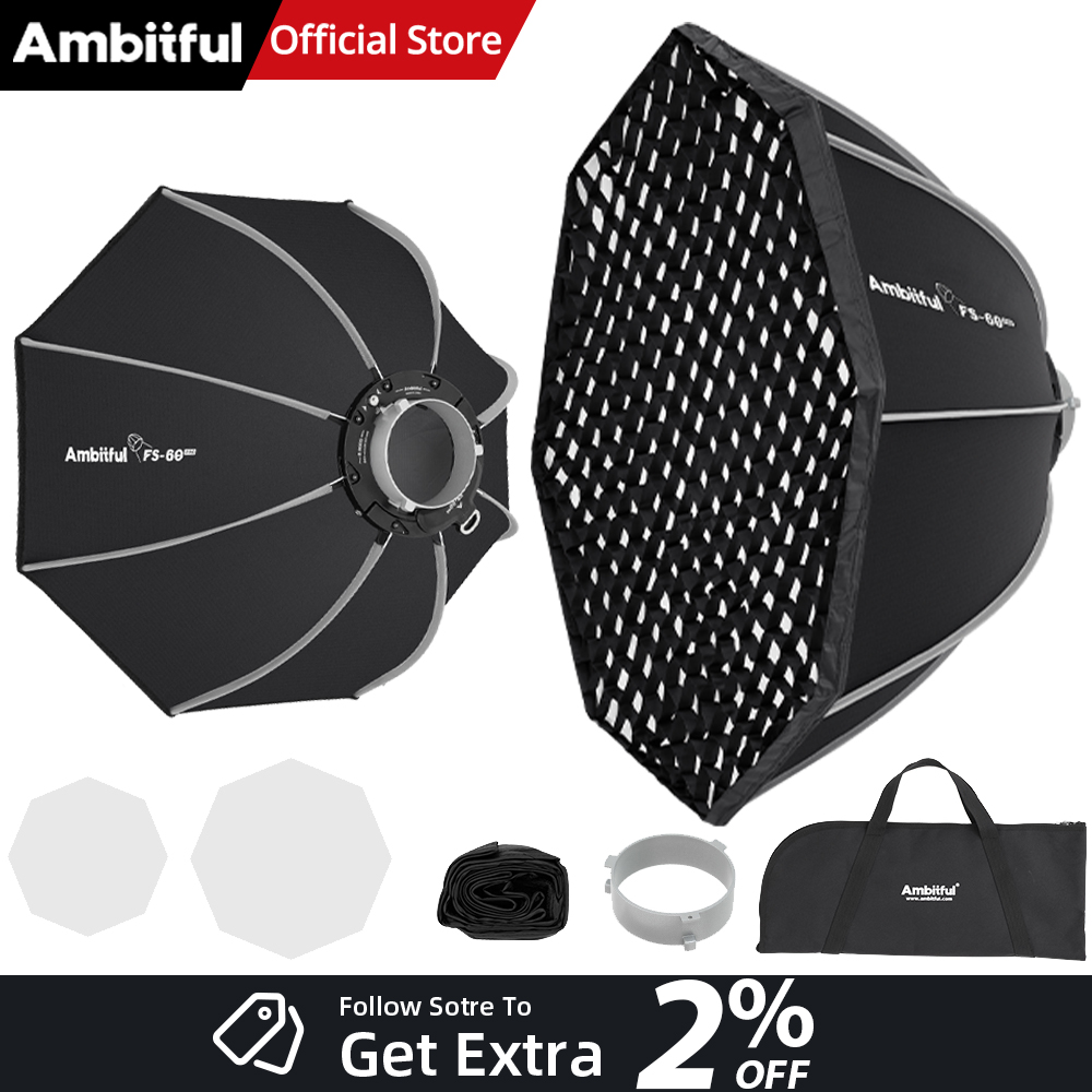 AMBITFUL FS60PROII Fast Setup  - огляд і ціна Photography Studio Lighting Set Up