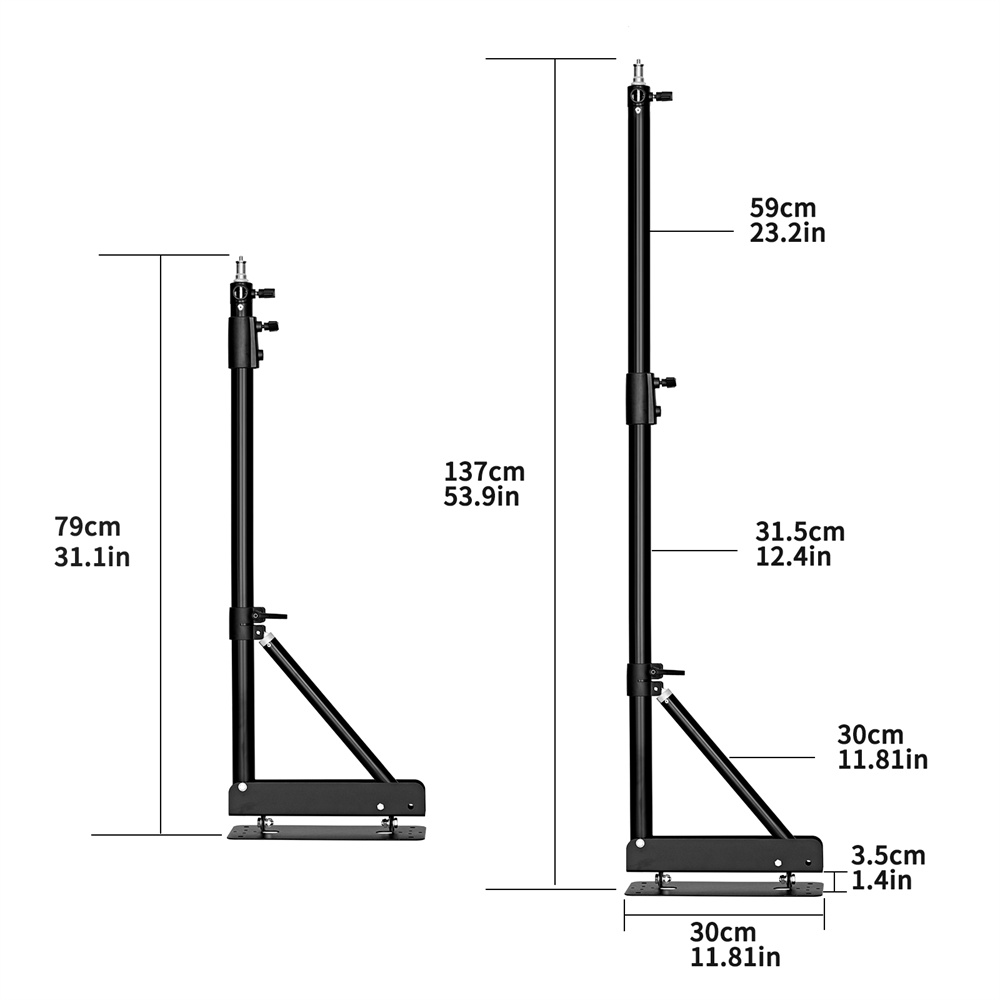 100/135/ 170cm Wall Mounting T - огляд і ціна Photography Lighting Wall