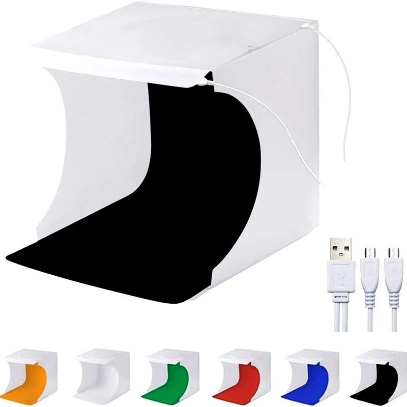 Portable Folding Photobox Phot - огляд і ціна Photography Lighting And Backdrop Kits