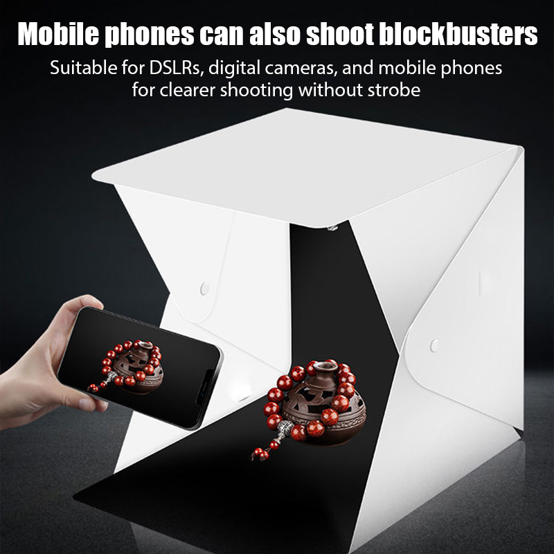 Portable Folding Photobox Phot - огляд і ціна Photography Lighting And Backdrop Kits