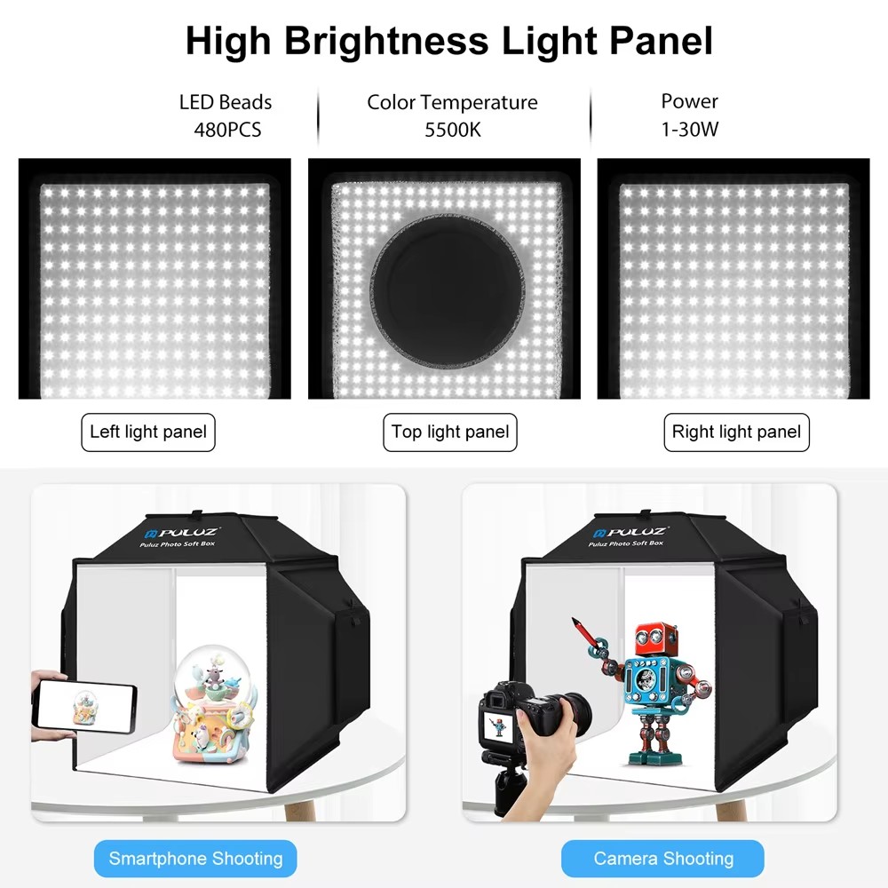 40cm Folding Photography Studi - огляд і ціна Photography Lighting And Backdrop Kits