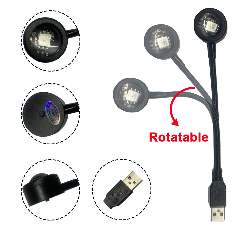 USB Charging LED Sunset Light  - огляд і ціна Photography Lighting Wall