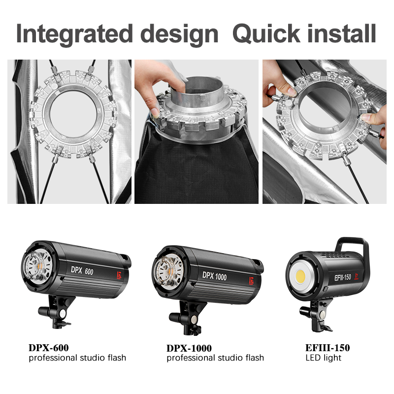 JINBEI KE- 60x90cm Quick Set-u - огляд і ціна Photography Studio Lighting Set Up