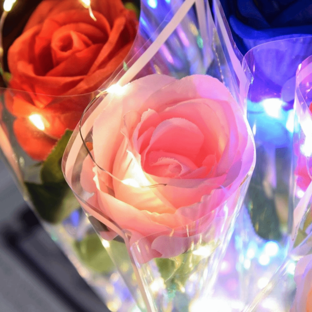 Glowing Artificial Rose Flower - огляд і ціна Photography Lighting Simulation