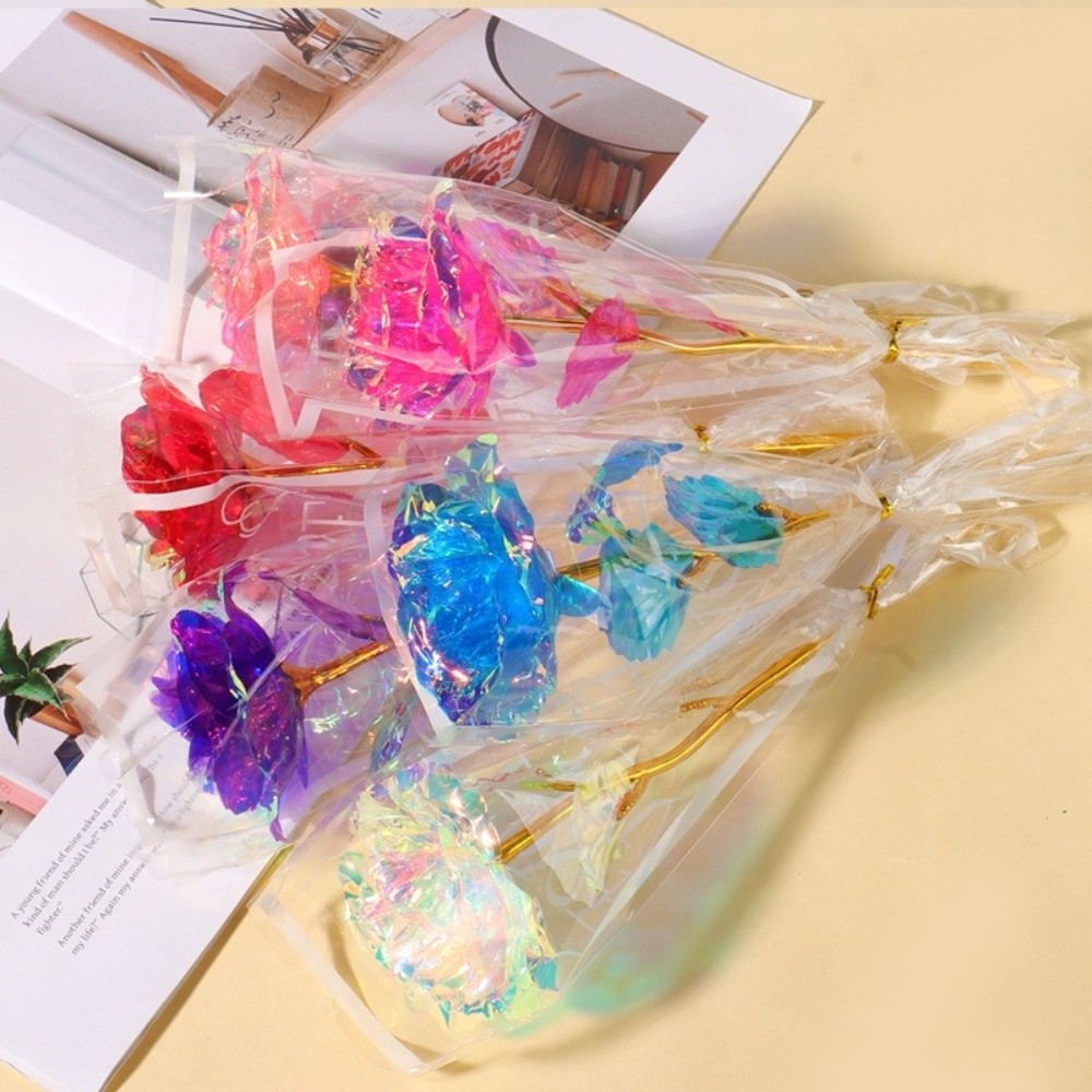 Glowing Gold Foil Rose Flower  - огляд і ціна Photography Lighting Simulation