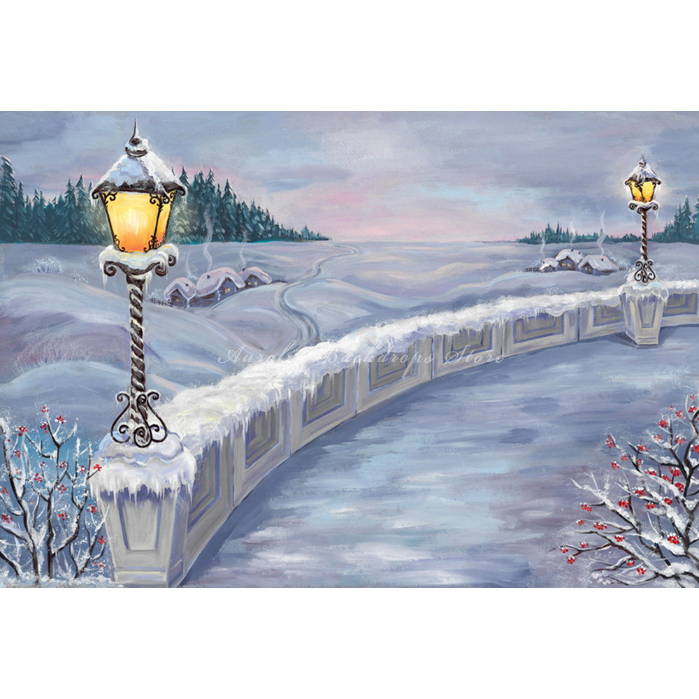 Christmas Snow Story Backdrops - огляд і ціна Photography Lighting Circle