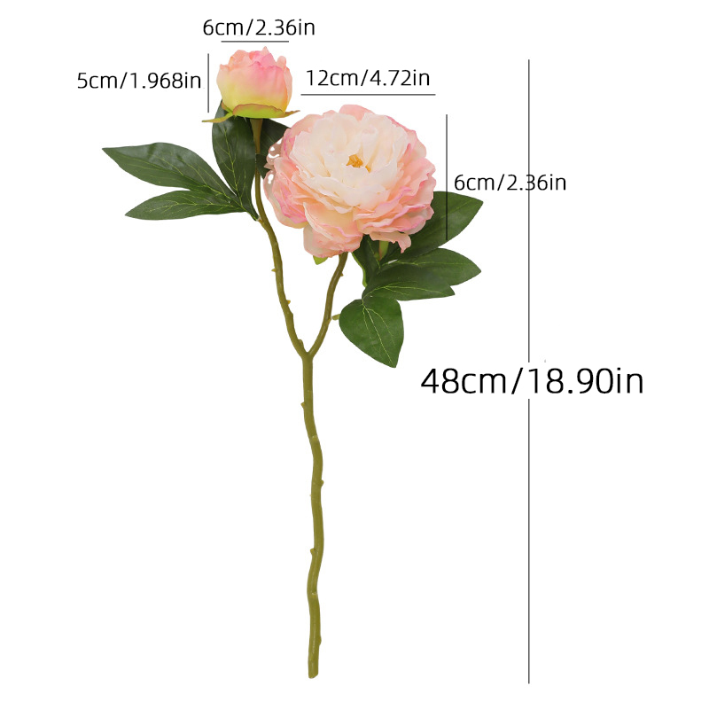 1PC Retro 2 Head Peony Simulat - огляд і ціна Photography Lighting Simulation