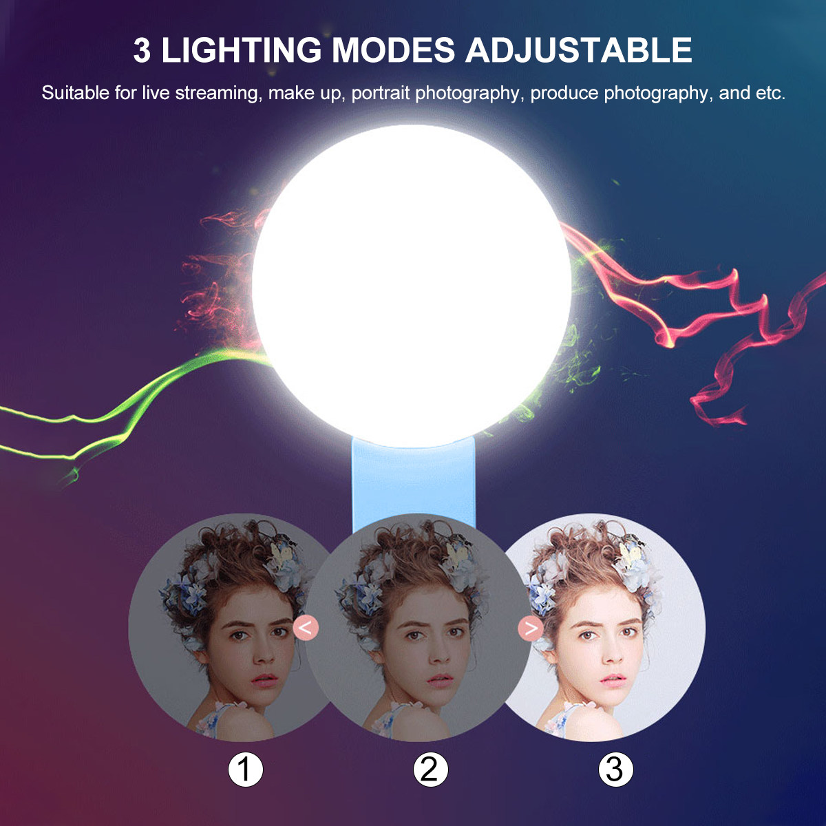 Rechargeable Mini Portable Cli - огляд і ціна Photography Lighting Circle