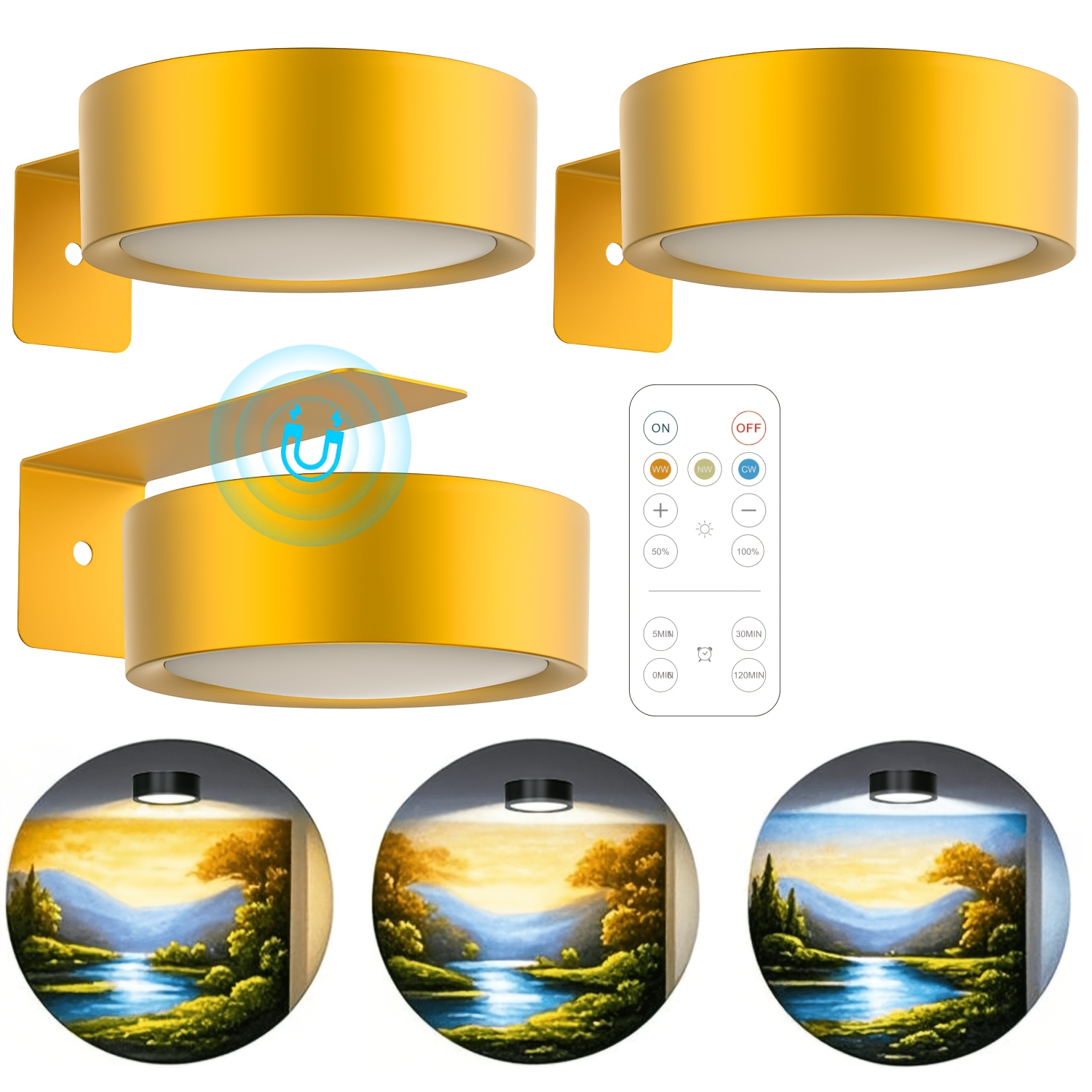 Magnetic LED Wall Light Night  - огляд і ціна Photography Lighting Wall