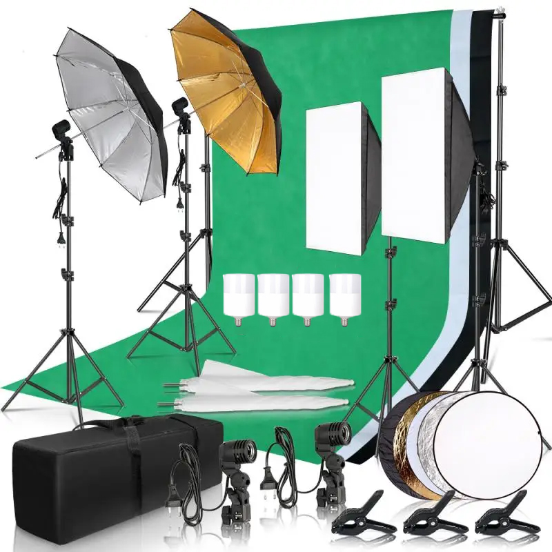 Photography Lighting Kit Umbre - огляд і ціна Photography Lighting And Backdrop Kits
