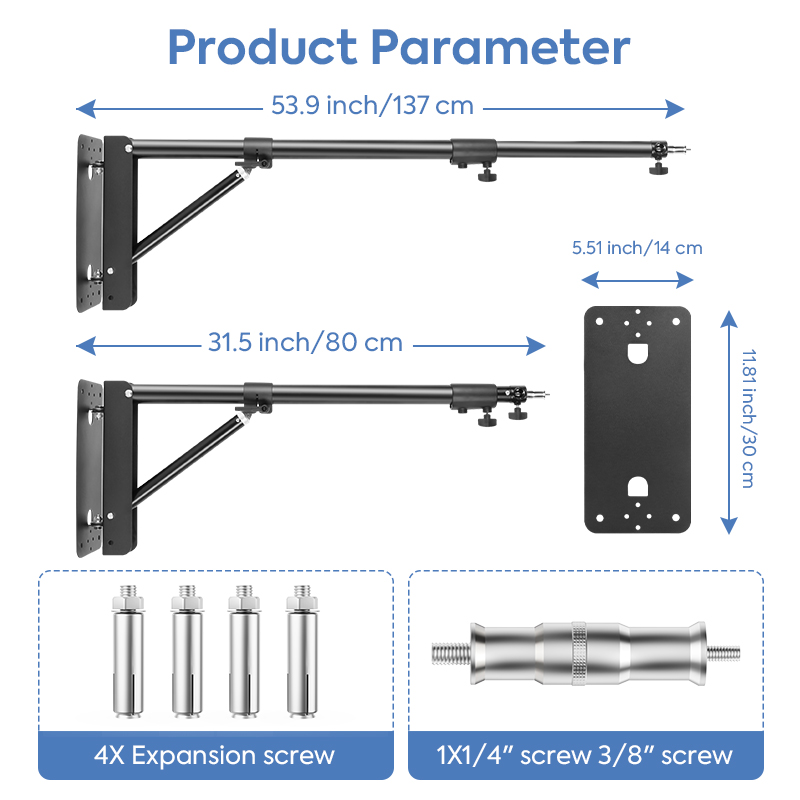 Photography Wall Mount Boom Ar - огляд і ціна Photography Lighting Triangle