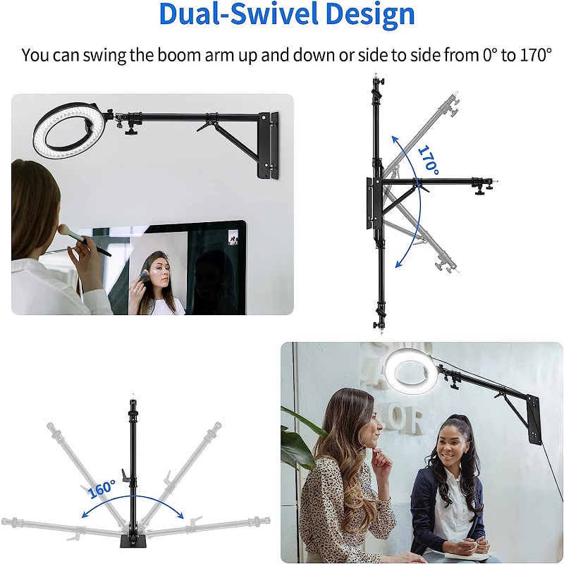 Selens 130cm Wall Mount Boom A - огляд і ціна Photography Lighting Triangle
