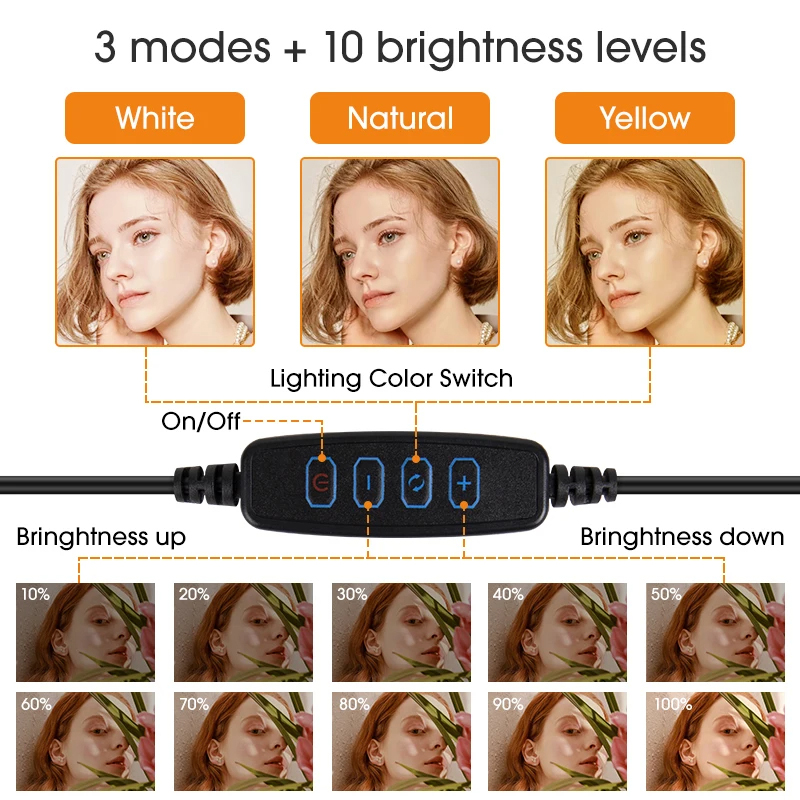 10 inch LED Selfie Ring Light  - огляд і ціна Photography Lighting Circle