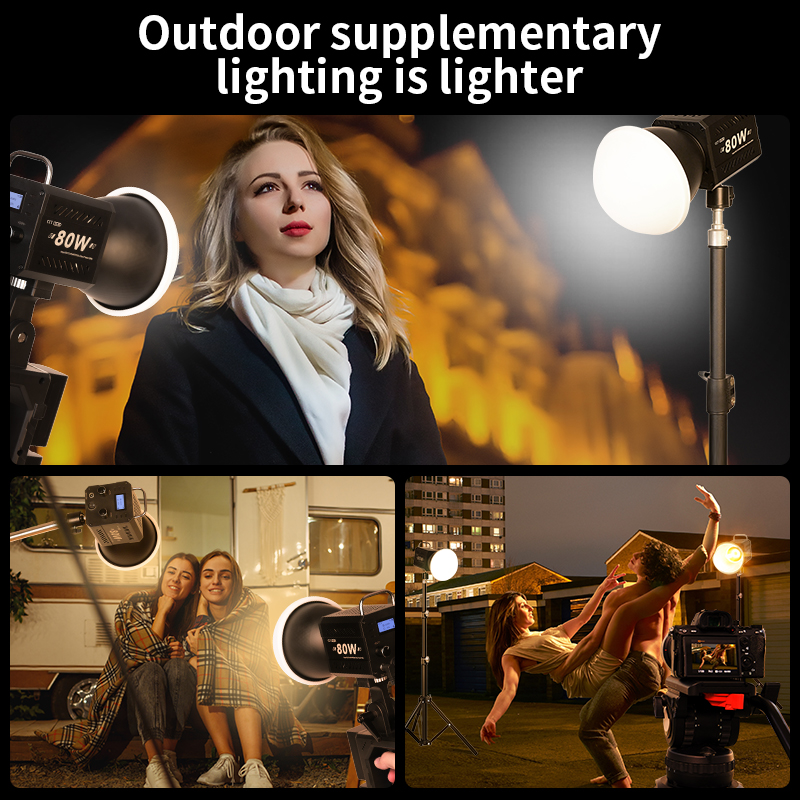 Bi-Color Camera Light 80W COB  - огляд і ціна Photography Lighting Uk