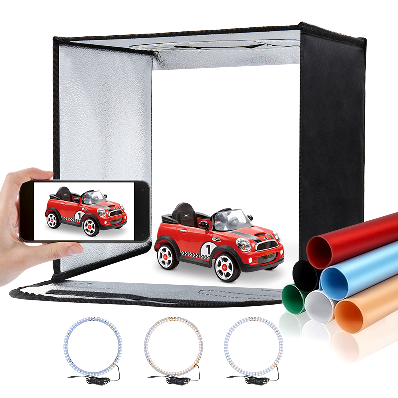 11.8x11.8inch Fold Photo Studi - огляд і ціна Photography Led Lighting Kit