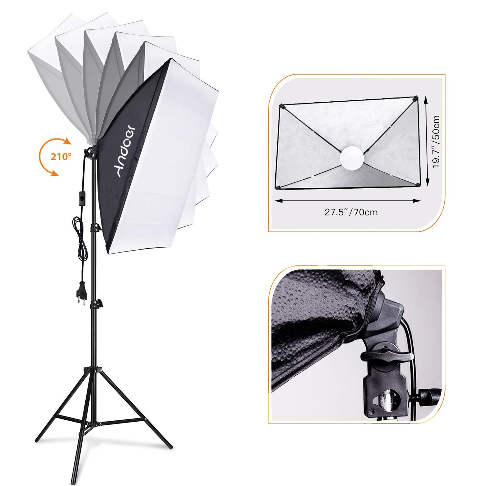 Andoer Studio Photography Ligh - огляд і ціна Photography Led Lighting Kit