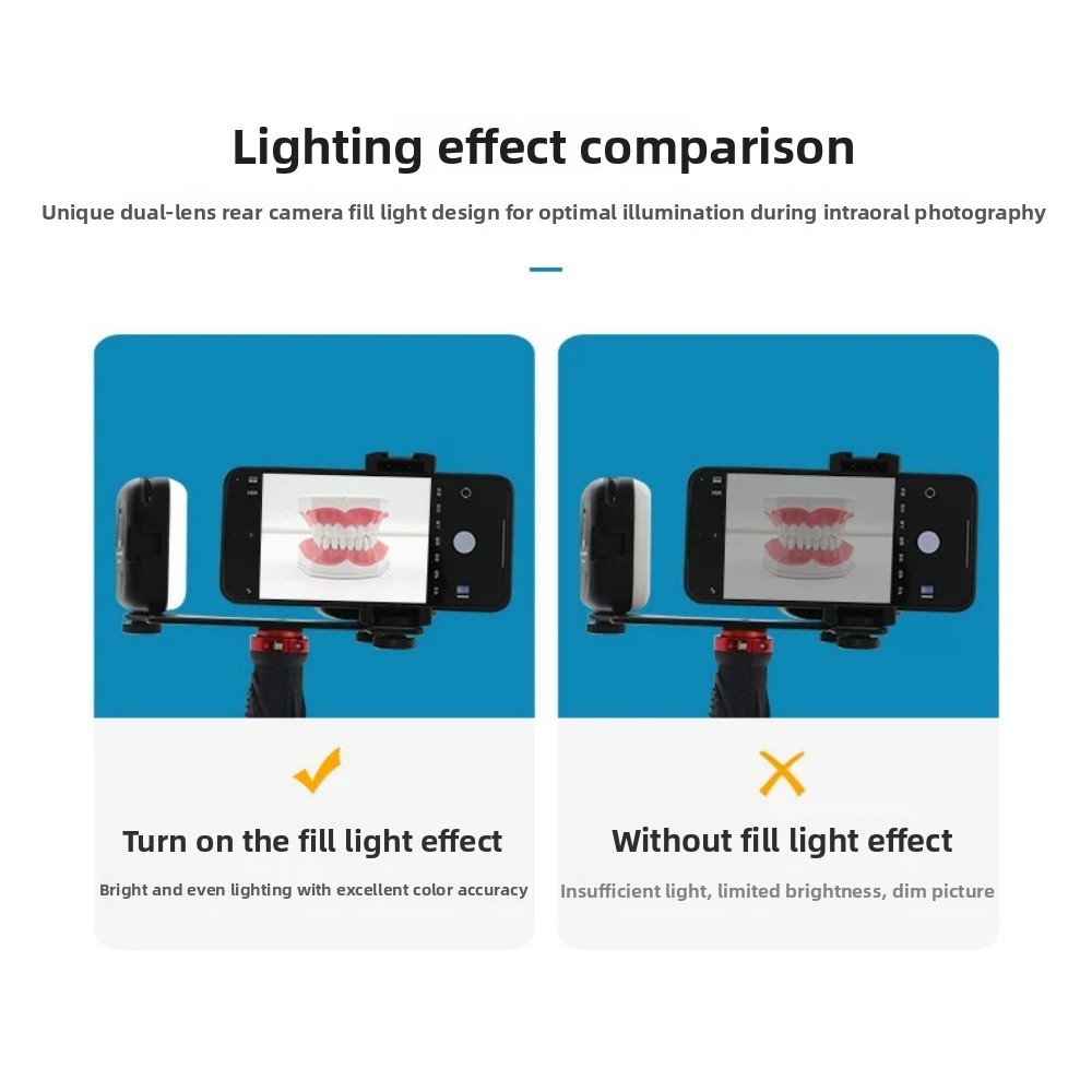 Dental Photography Light, Blue - огляд і ціна Photography Led Lighting Kit