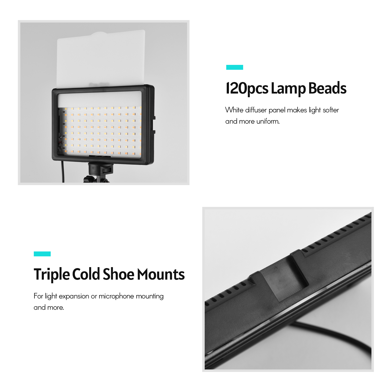 Andoer 2pcs LED Video Light Ki - огляд і ціна Photography Lighting Uk