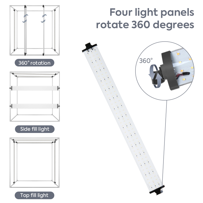 Photo Studio Photo Box Kit,120 - огляд і ціна Photography Led Lighting Kit