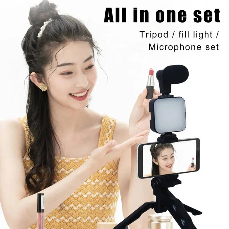 Smartphone Vlogging Kit With T - огляд і ціна Photography Led Lighting Kit